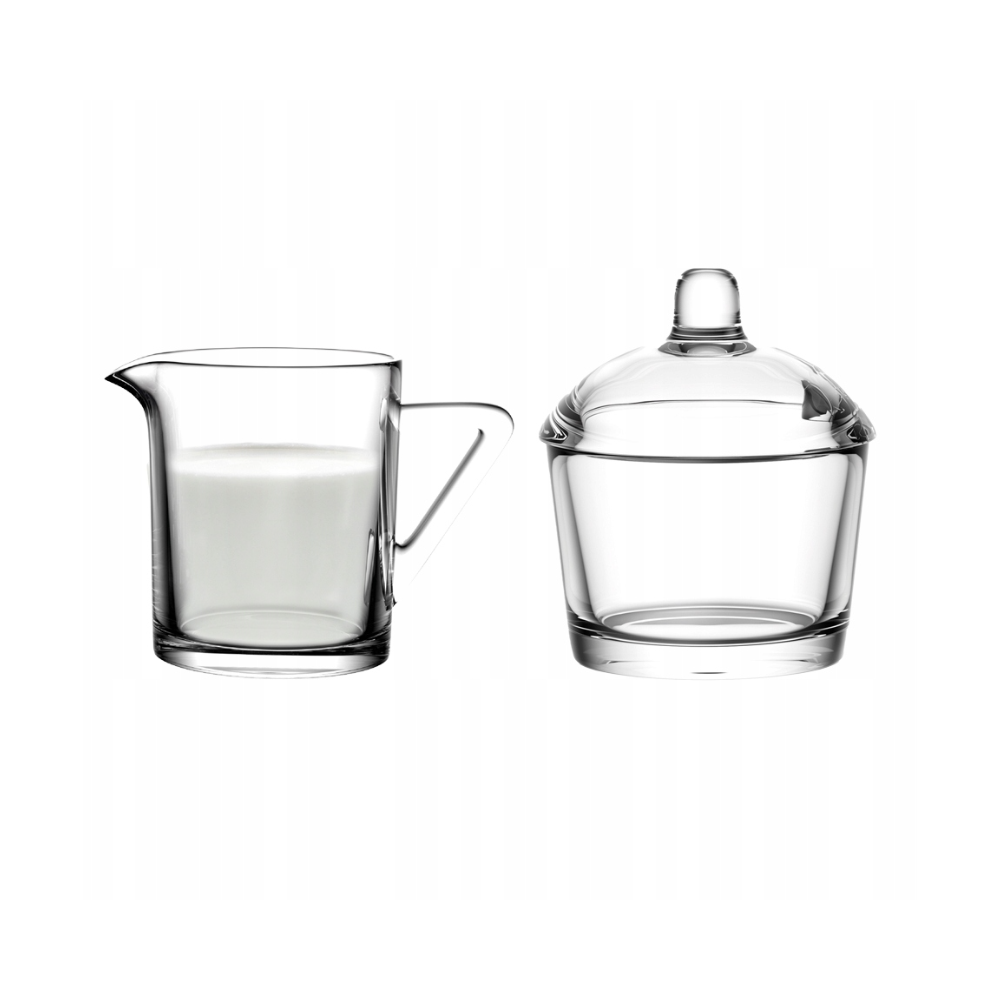Set lapte si zahar Altom, sticla, 200ml si 210 ml