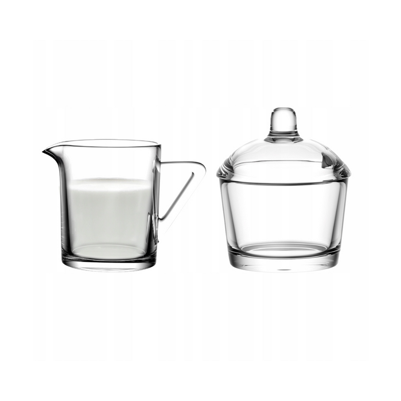 Set lapte si zahar Altom, sticla, 200ml si 210 ml