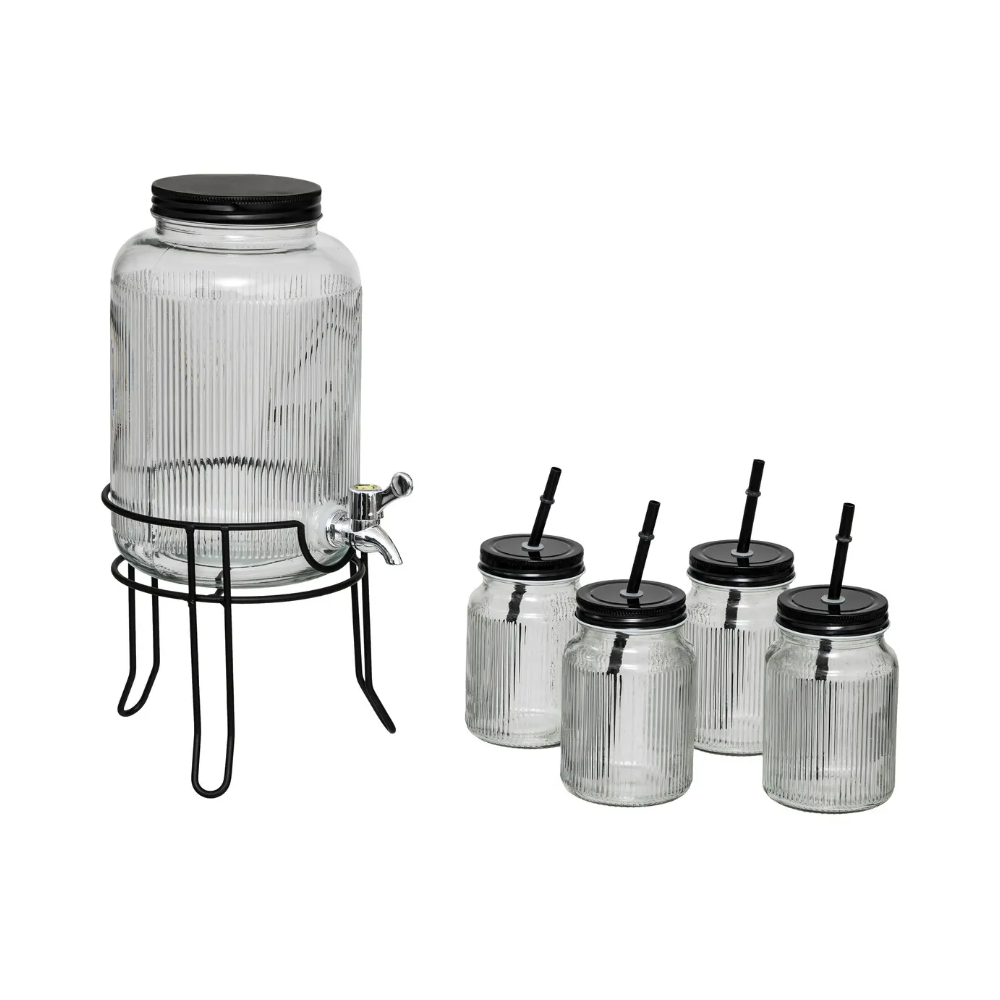 Set Limonada Artblack, 4 litri, sticla, 5 piese