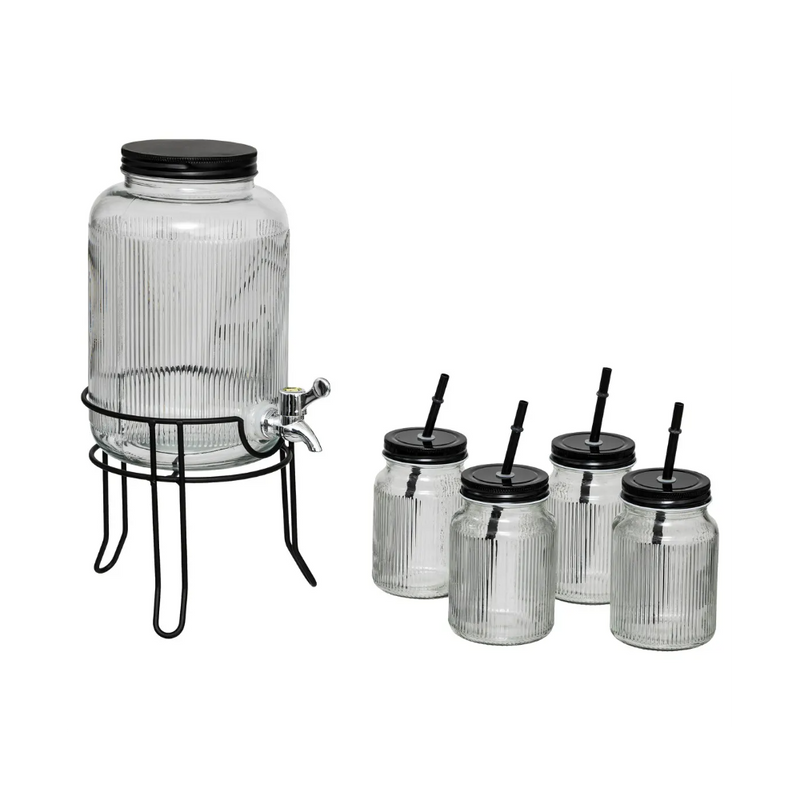 Set Limonada Artblack, 4 litri, sticla, 5 piese