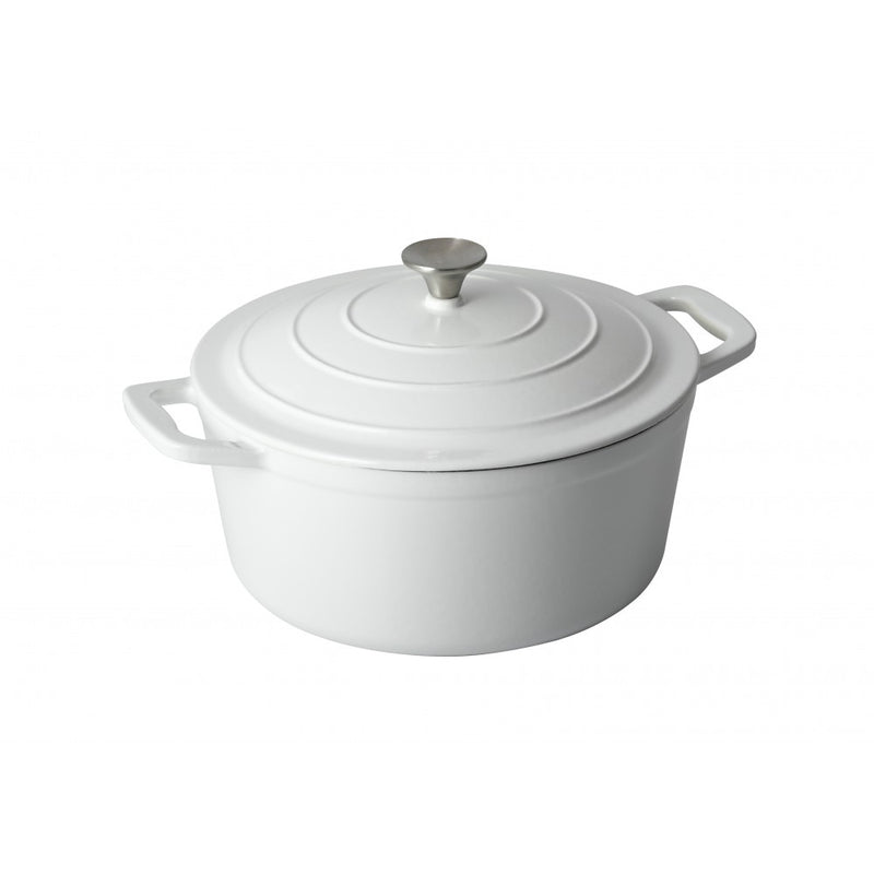 Set oale fonta masiva Xanten Premium White, emailate 4 piese