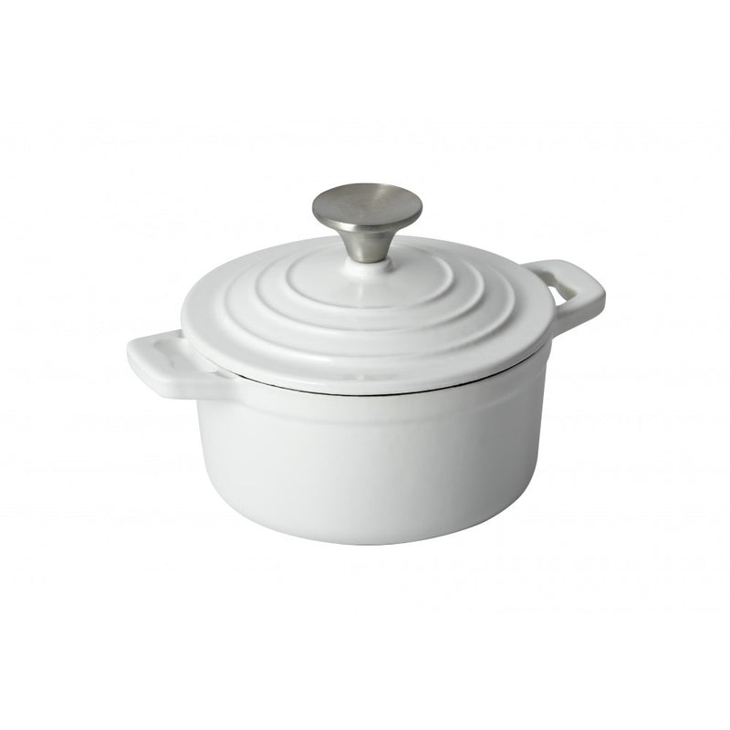 Set oale fonta masiva Xanten Premium White, emailate 4 piese