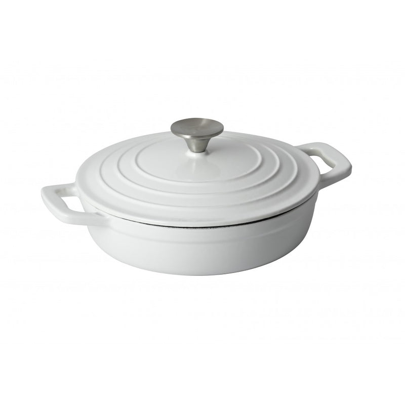 Set oale fonta masiva Xanten Premium White, emailate 4 piese