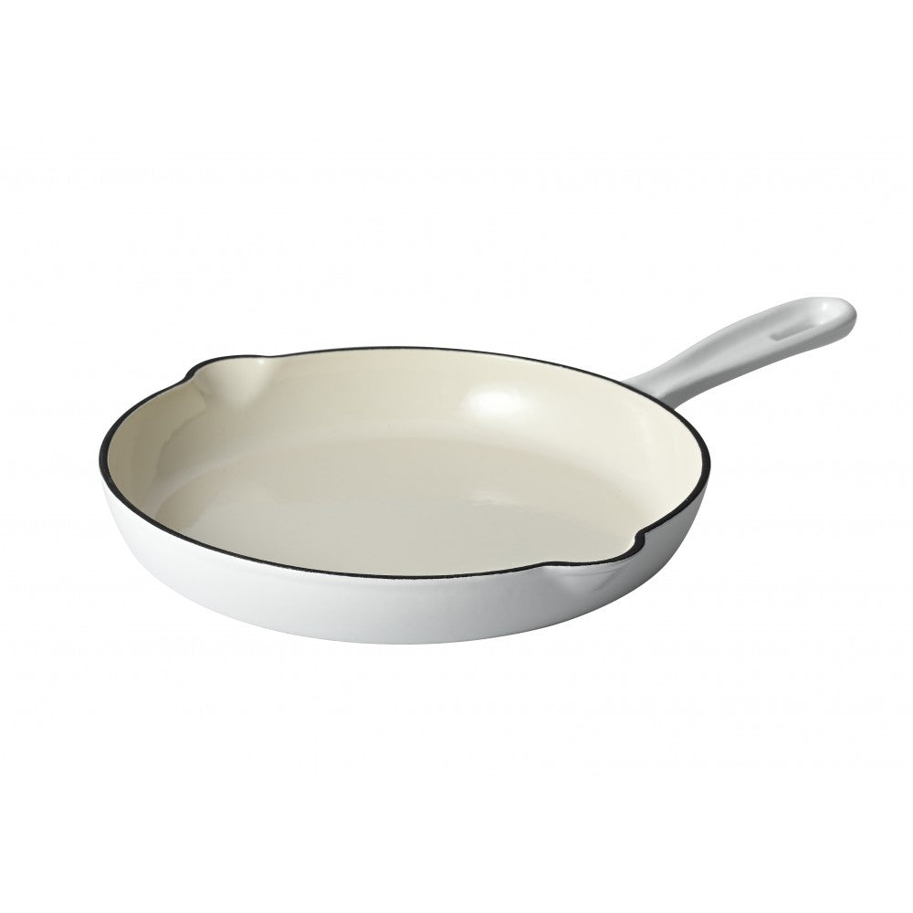 Set oale fonta masiva Xanten Premium White, emailate 4 piese