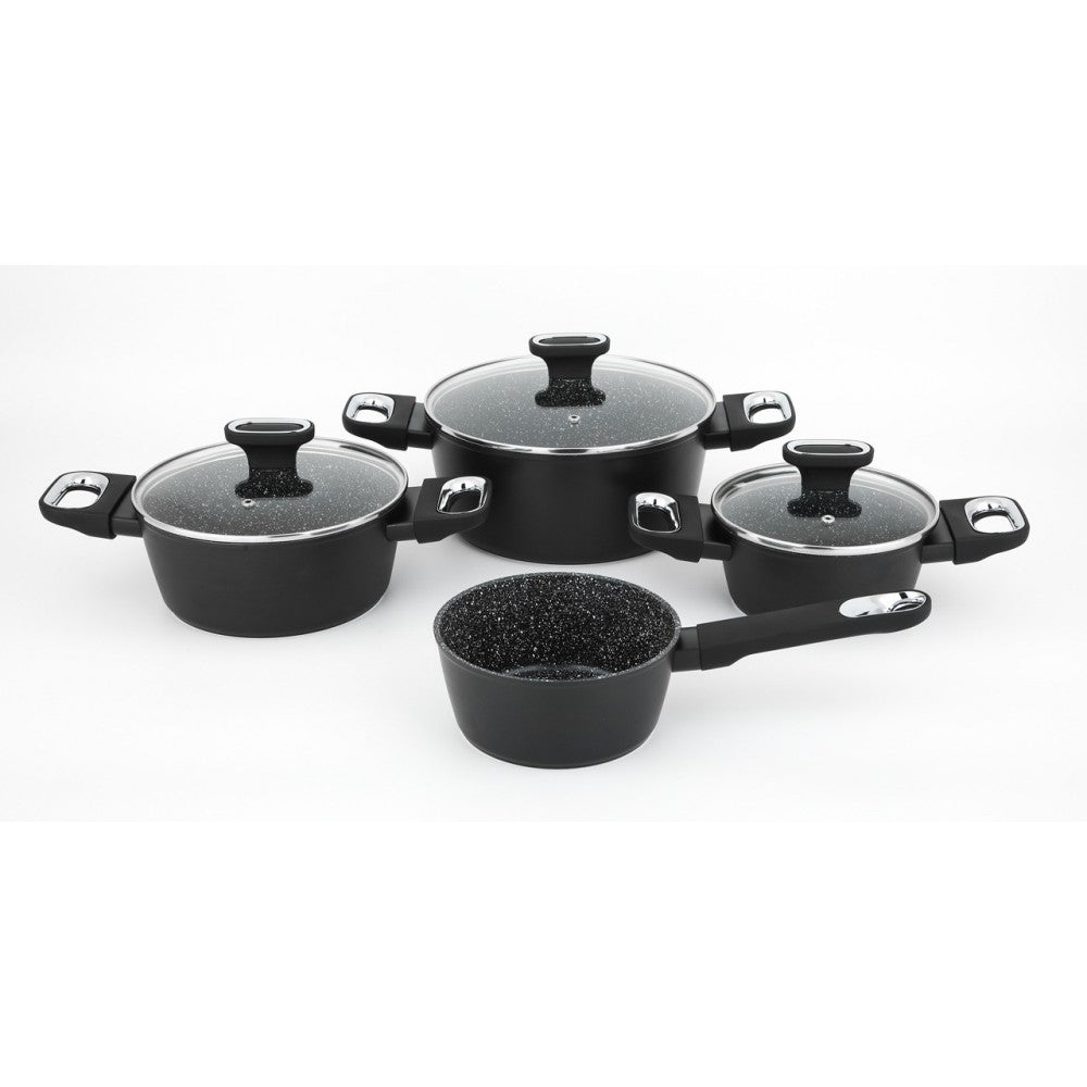 Set oale Marburg Plus, aluminiu, negru, antiaderente
