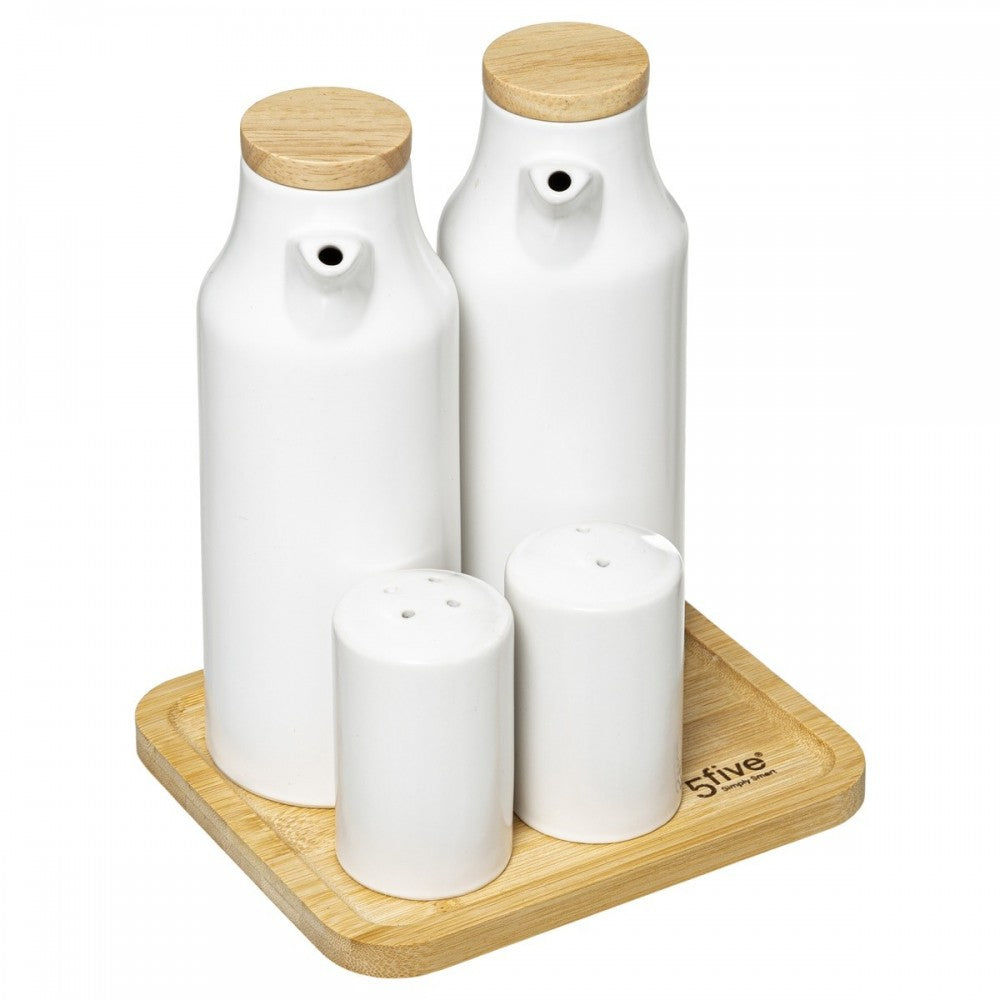 Set oliviera Alpine, ceramica, 5 piese, 15.3 x 13.3 x 18.5 cm