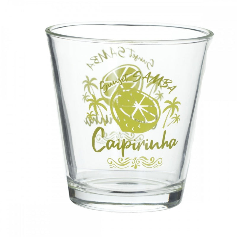 Set 6 pahare Caipirinha, sticla, 250 ml, 8.5x8.8 cm