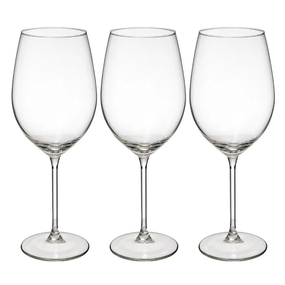 Set pahare vin SG Lina, sticla, cu picior, 540 ml, 8.8 x H. 23.5 cm, 6 piese