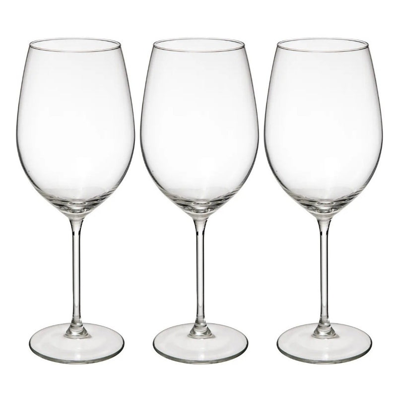 Set pahare vin SG Lina, sticla, cu picior, 540 ml, 8.8 x H. 23.5 cm, 6 piese