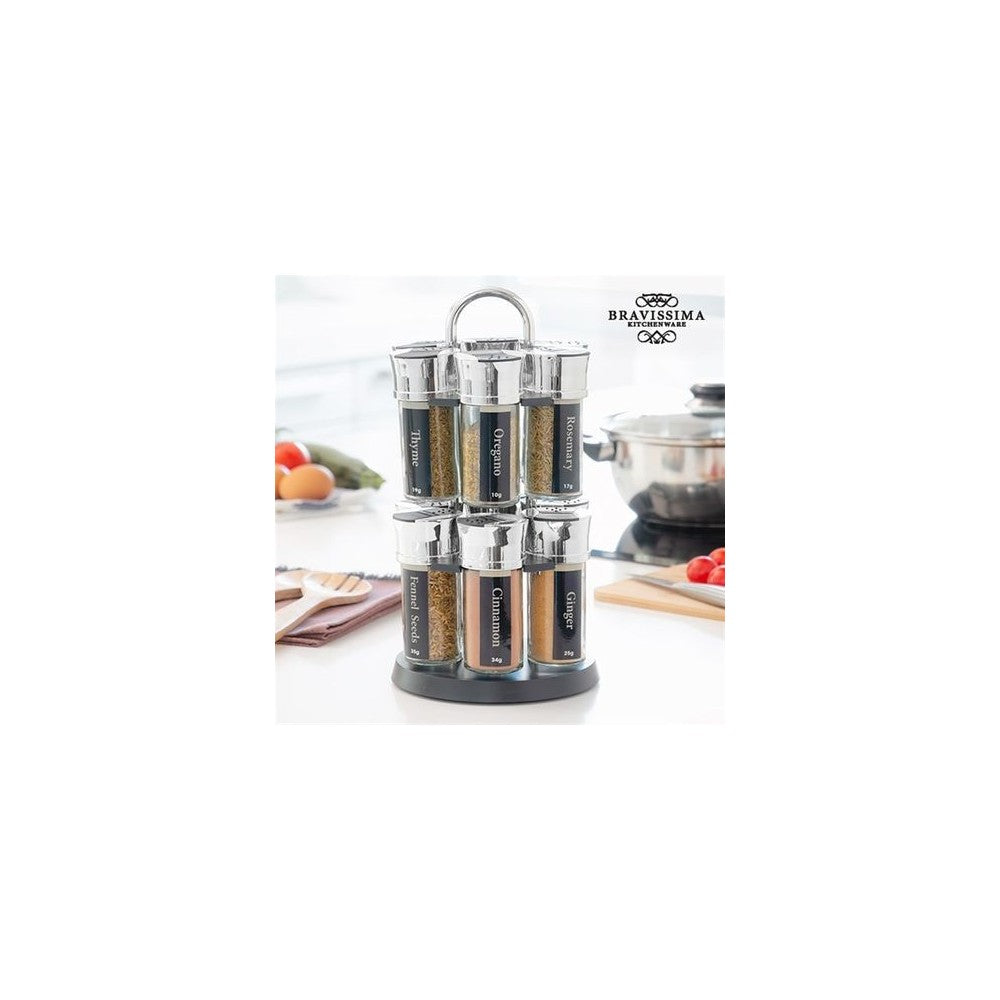 Set pentru condimente 12 piese, 16x32 cm, condimente incluse