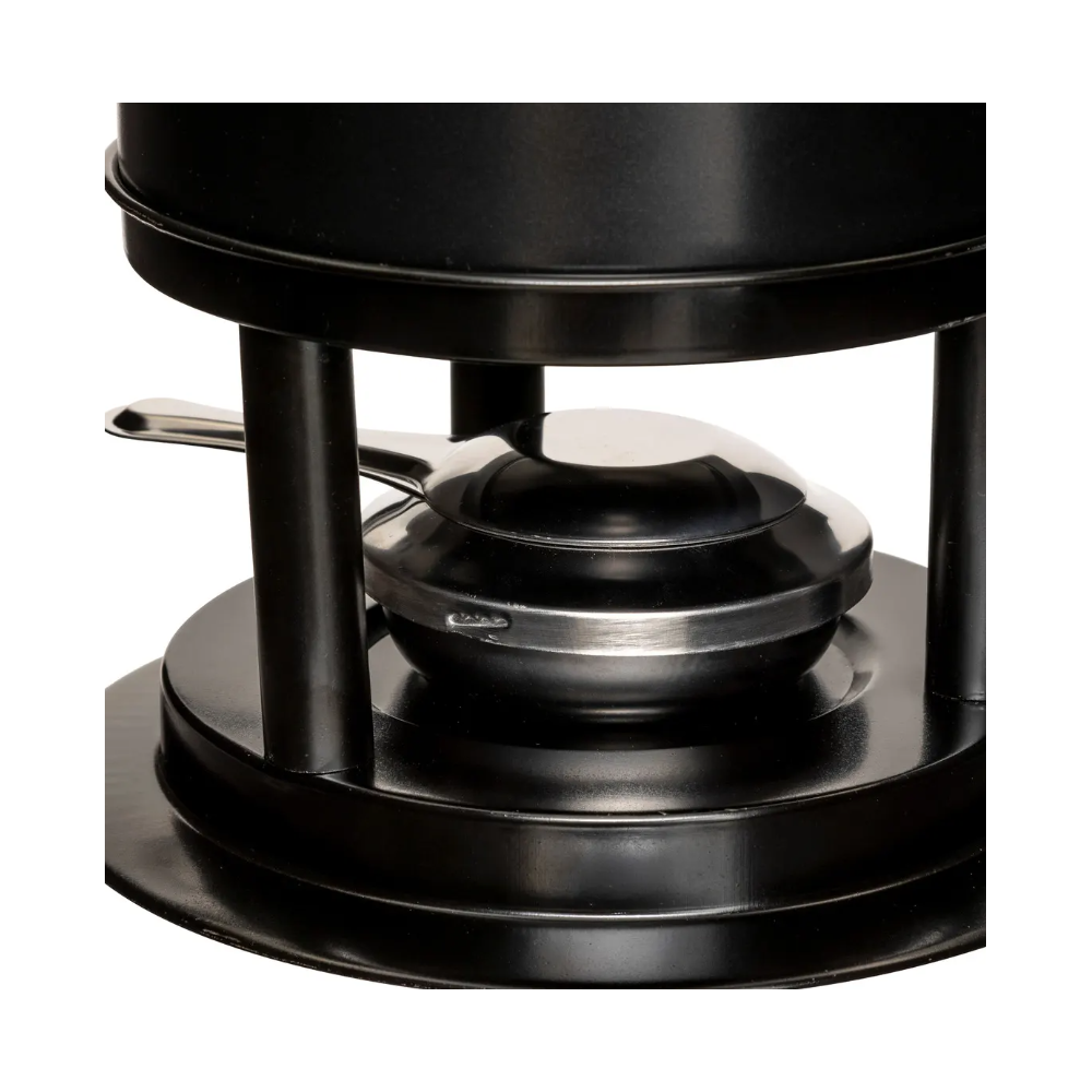 Set servire Fondue SG Black, inox, 6 persoane, 19 x 17 cm