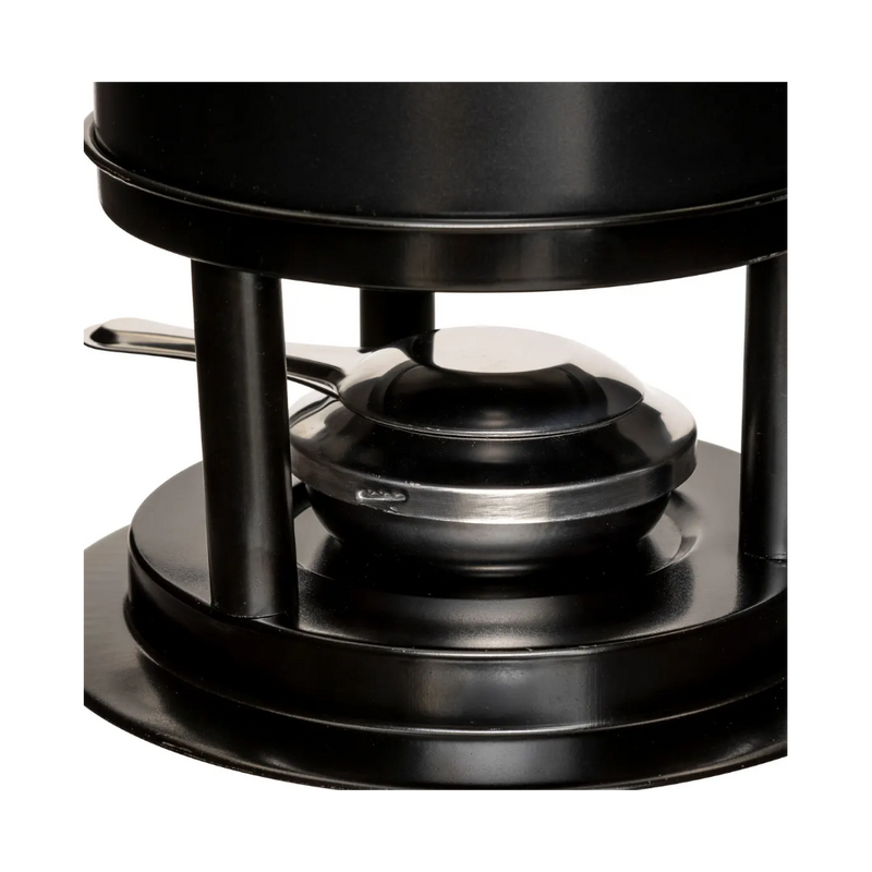 Set servire Fondue SG Black, inox, 6 persoane, 19 x 17 cm