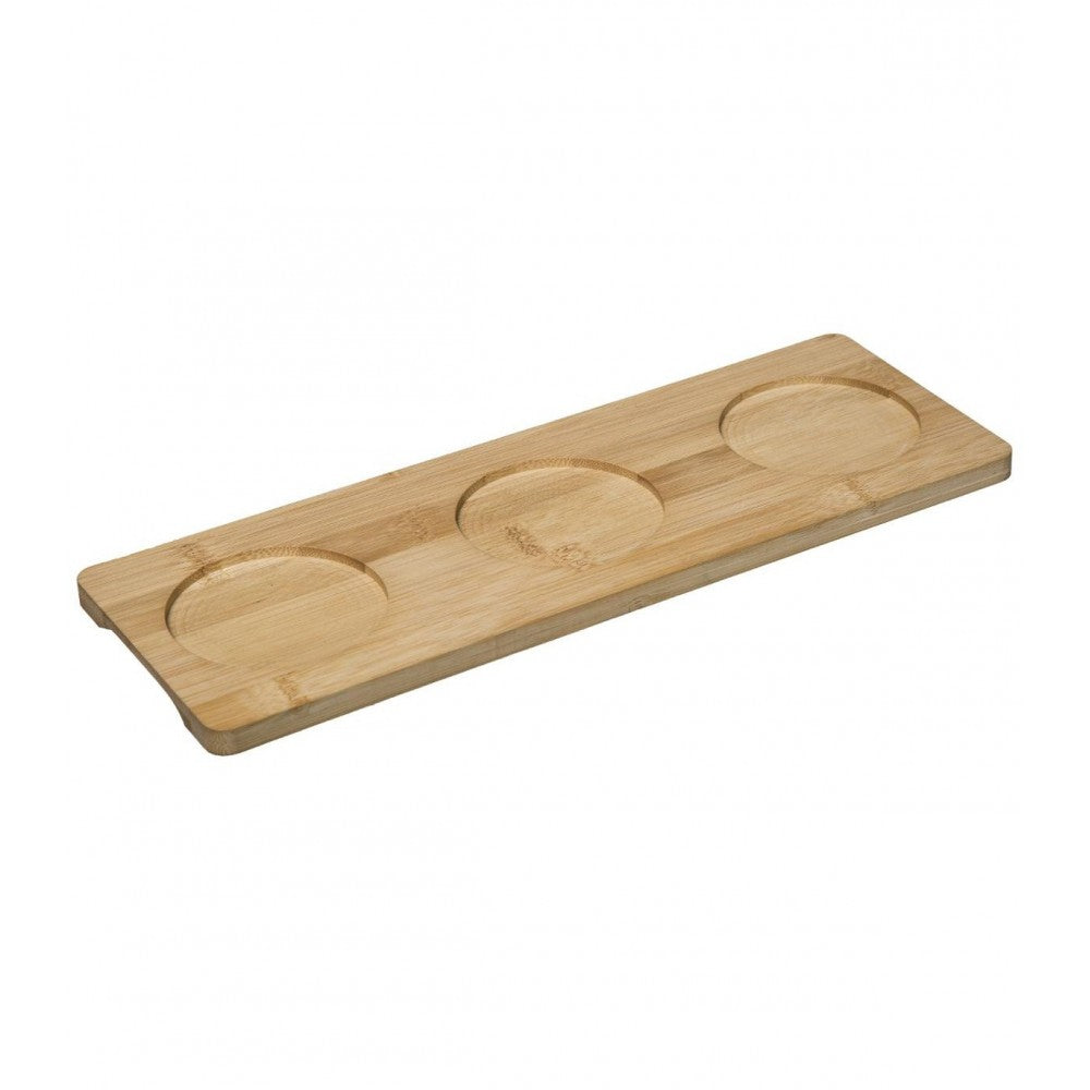 Set servire Juno, portelan, bambus, 31x9.8 x6.7 cm