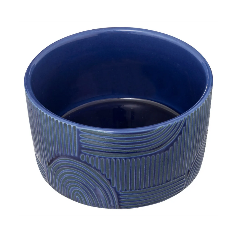 Set servire Soleya, ceramica, lemn, 11 x H. 6 cm