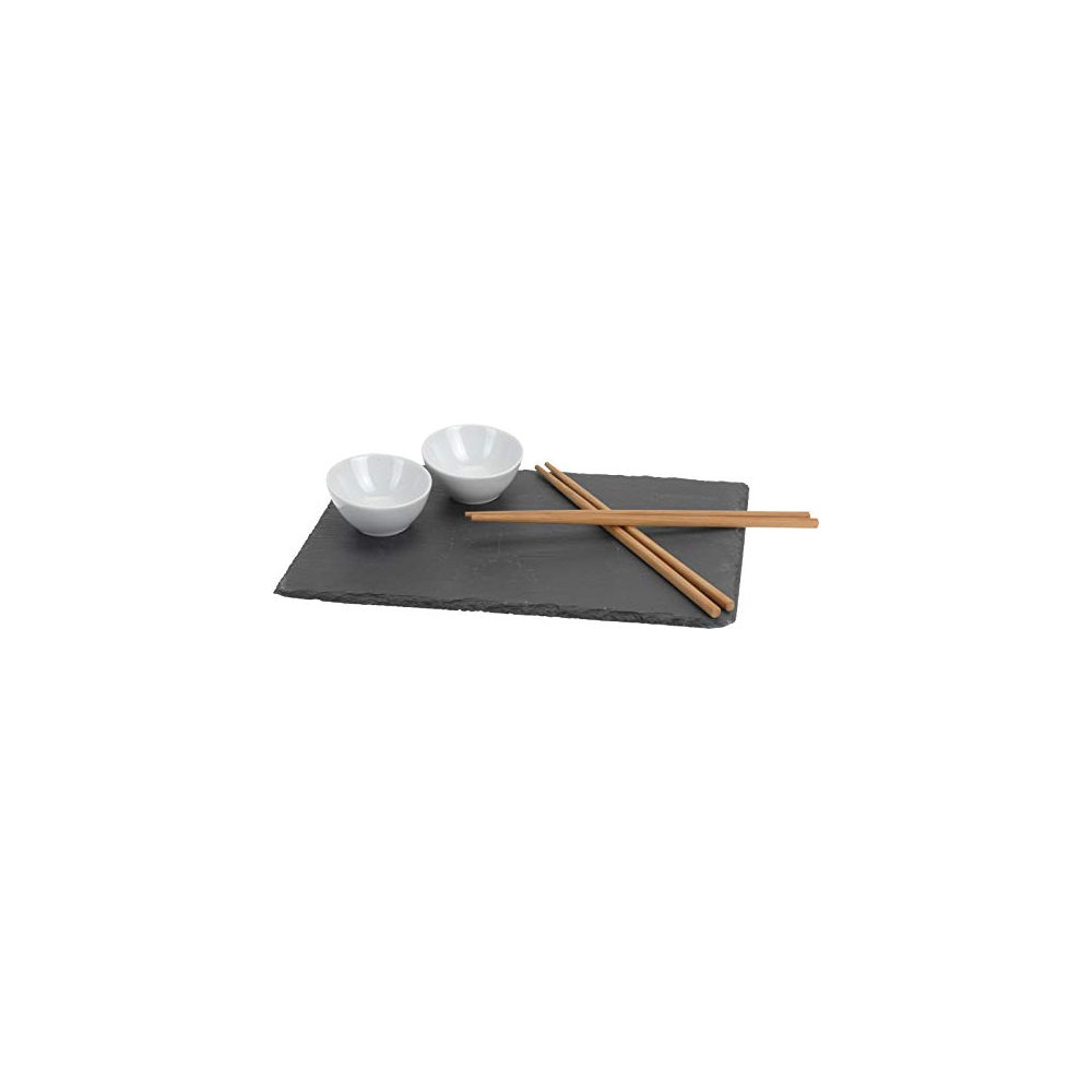 Set servire sushi Amuse, ardezie, 7 piese