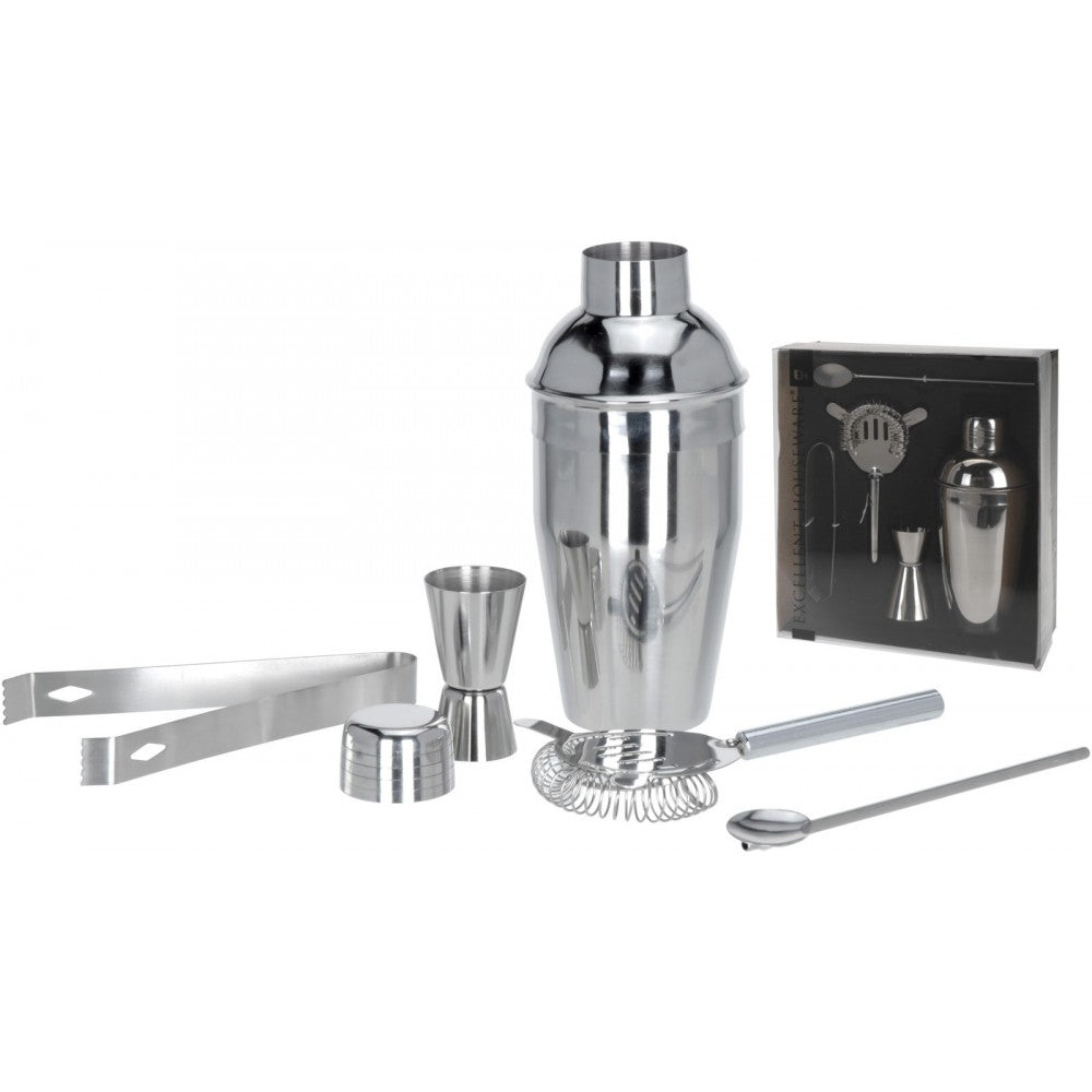 Set shaker Excellent, 5 piese, inox, 23,5 x 10 x 29 cm