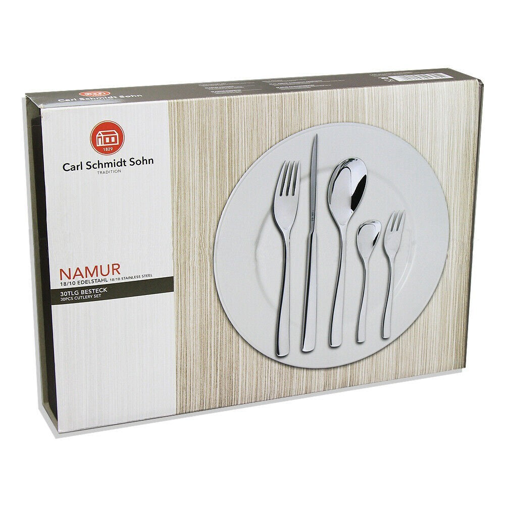 Set tacamuri 30 piese Carl Schmidt Sohn Namur, Inox