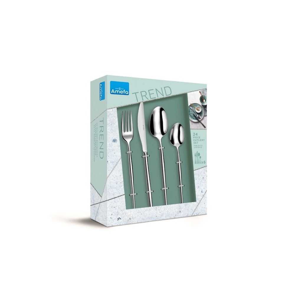 Set tacamuri Amefa Soprano, inox 18/0, 4 mm, 24 piese