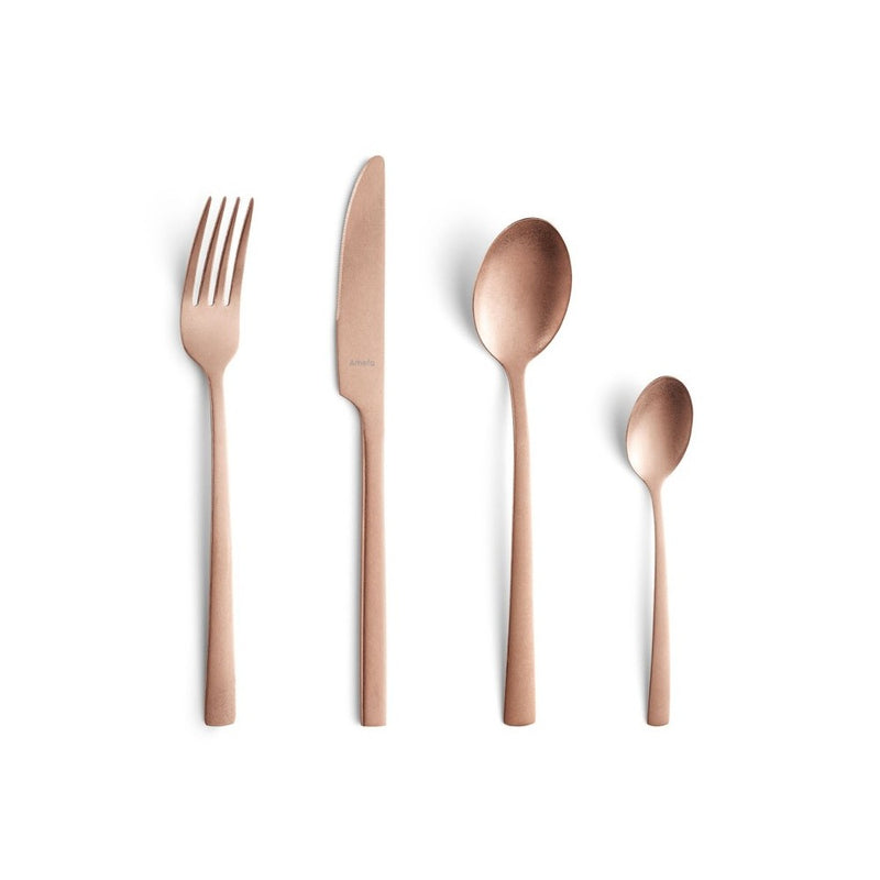 Set tacamuri Amefa Vintage Cooper, inox, 2 mm, 16 piese