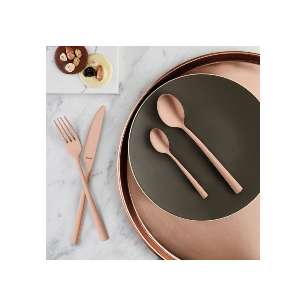Set tacamuri Amefa Vintage Cooper, inox, 2 mm, 16 piese