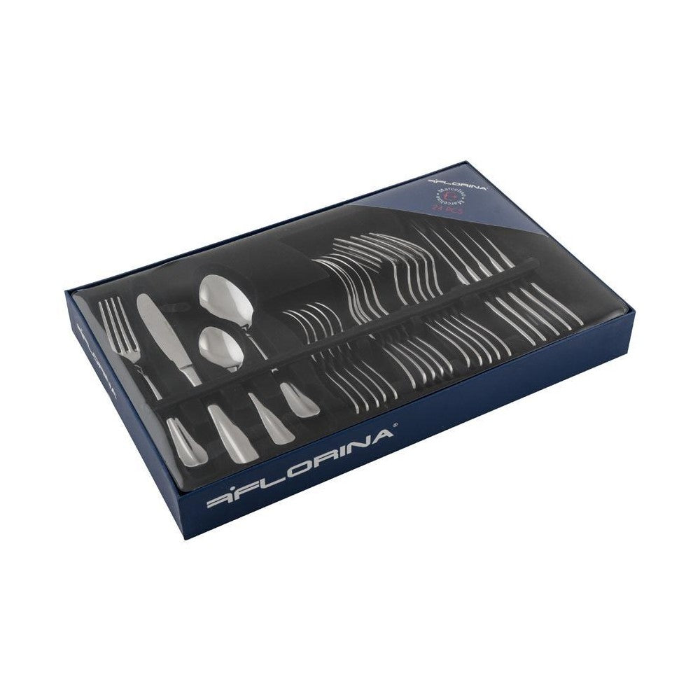 Set tacamuri Marcelino, inox, 24 piese, 2.5 mm
