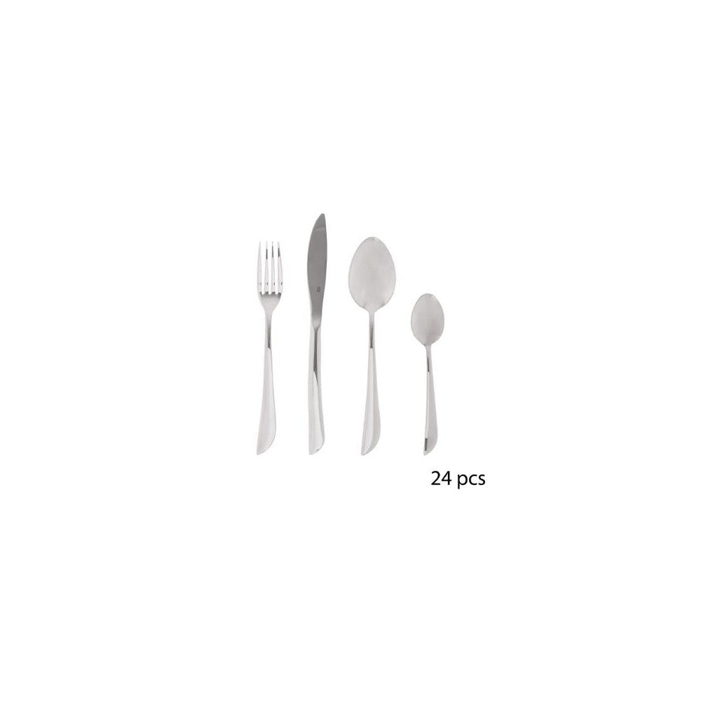 Set tacamuri SG Serrat, inox, 24 piese