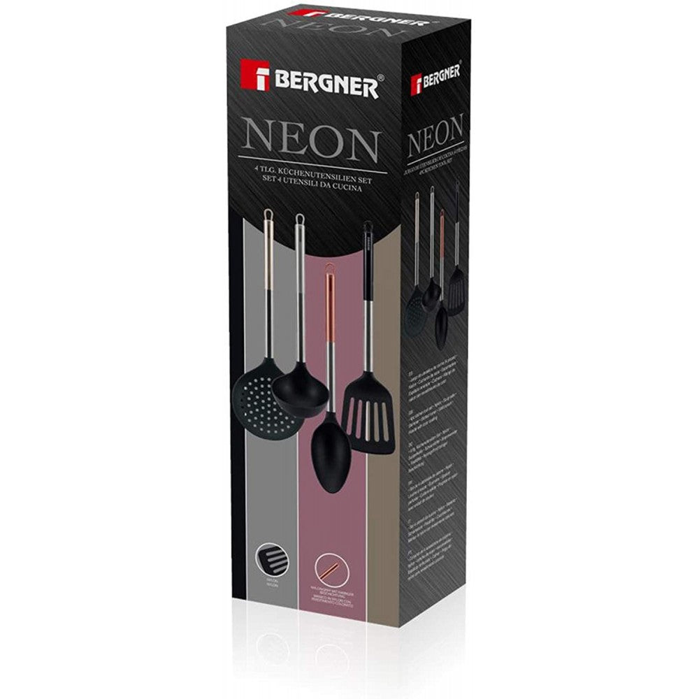 Set ustensile Bergner Neon, 4 piese