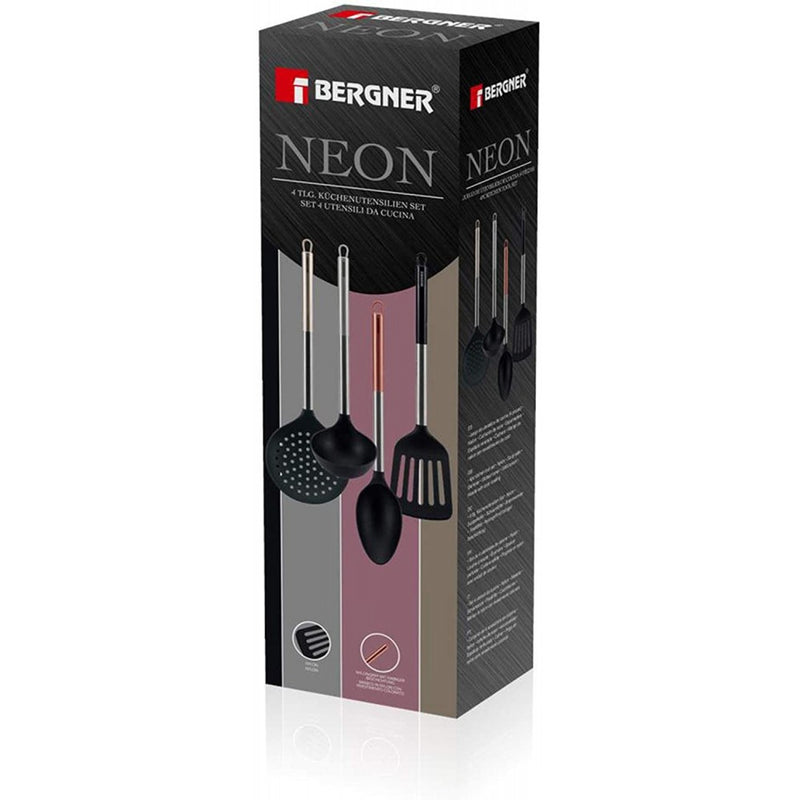 Set ustensile Bergner Neon, 4 piese