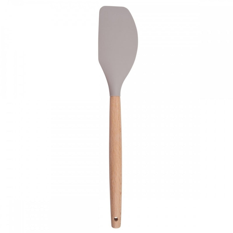 Set ustensile bucatarie Love cooking by Krasino, bej, silicon, lemn, metal, 12 piese