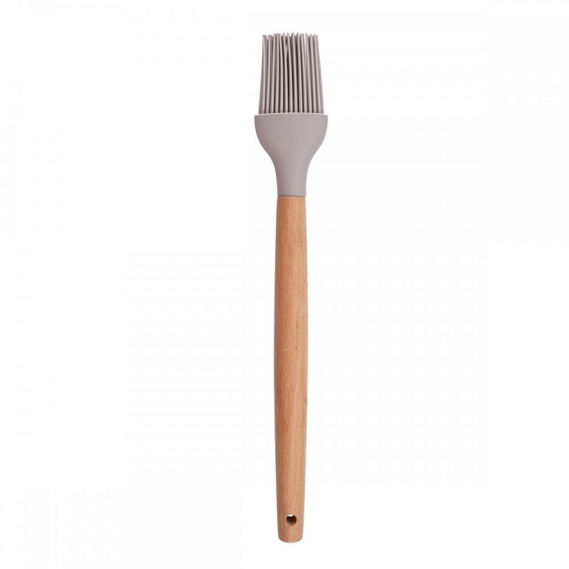 Set ustensile bucatarie Love cooking by Krasino, bej, silicon, lemn, metal, 12 piese