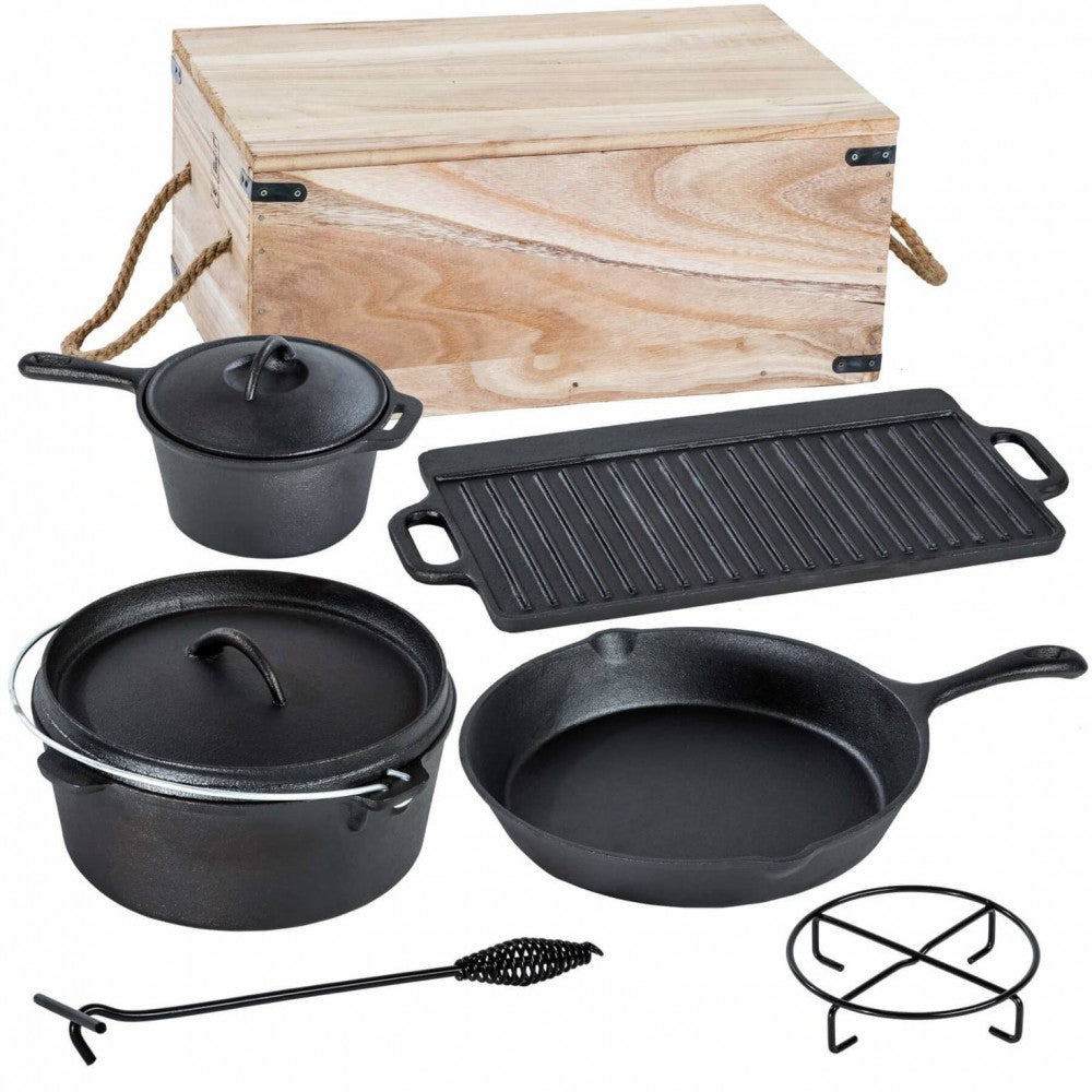 Set vase de fonta Michelangelo Parilla, 9 piese