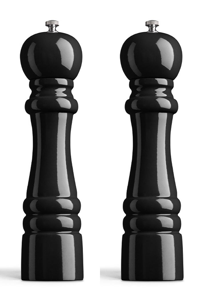 Set 2 rasnite sare si piper Amefa Black, 26 cm-2