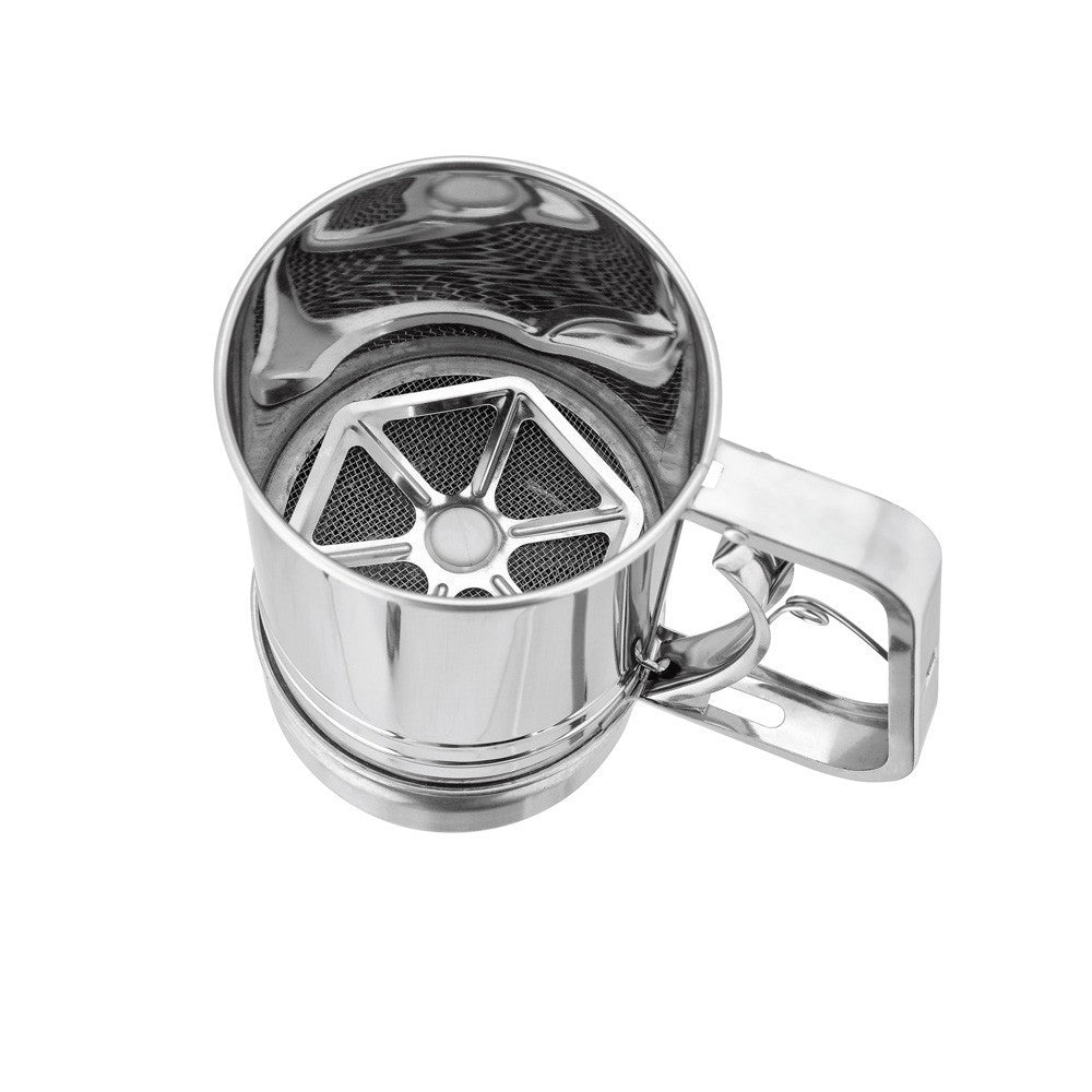 Sita cana Altom, inox, faina, zahar, 9.2 x H. 10.5 cm