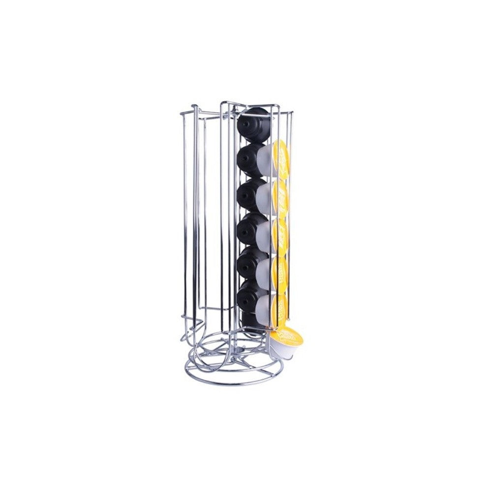 Suport 28 capsule Nestle Dolce Gusto Chrome 36.5x11.5 cm