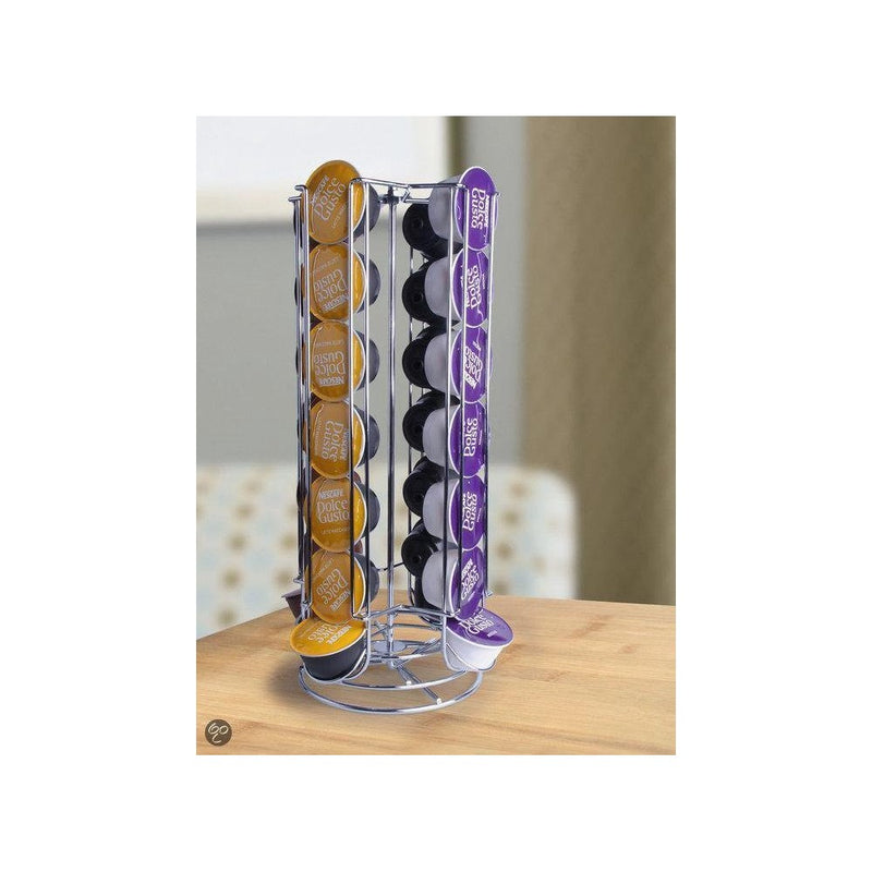 Suport 28 capsule Nestle Dolce Gusto Chrome 36.5x11.5 cm