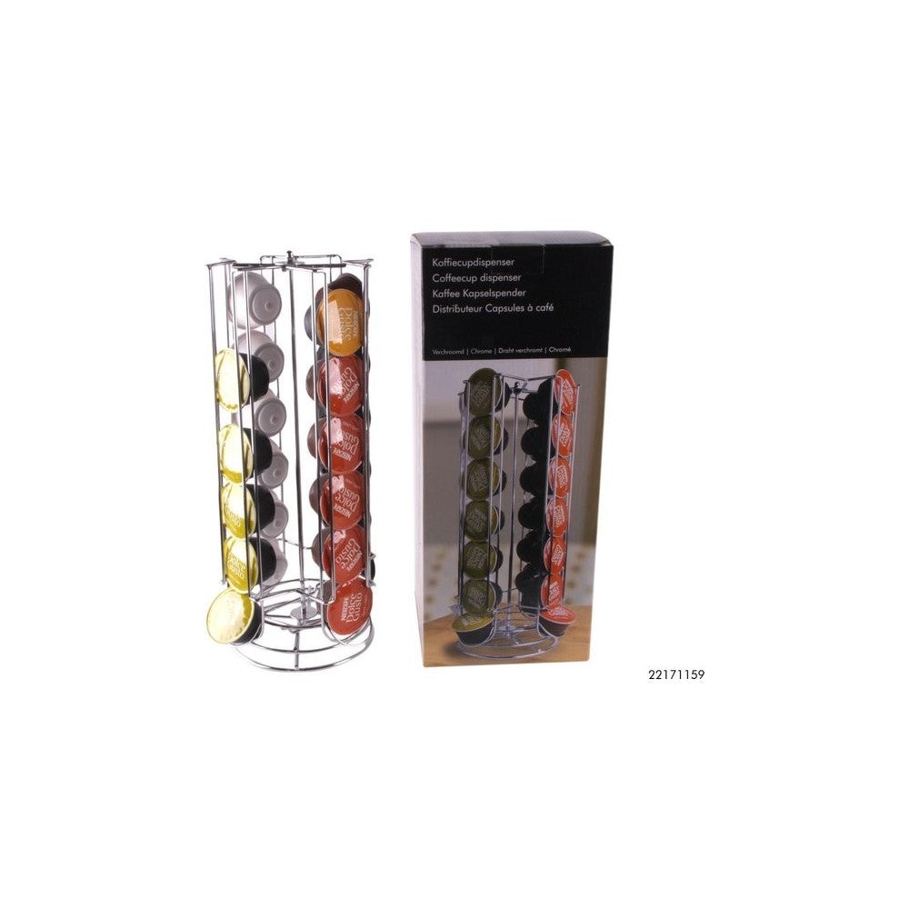 Suport 28 capsule Nestle Dolce Gusto Chrome 36.5x11.5 cm
