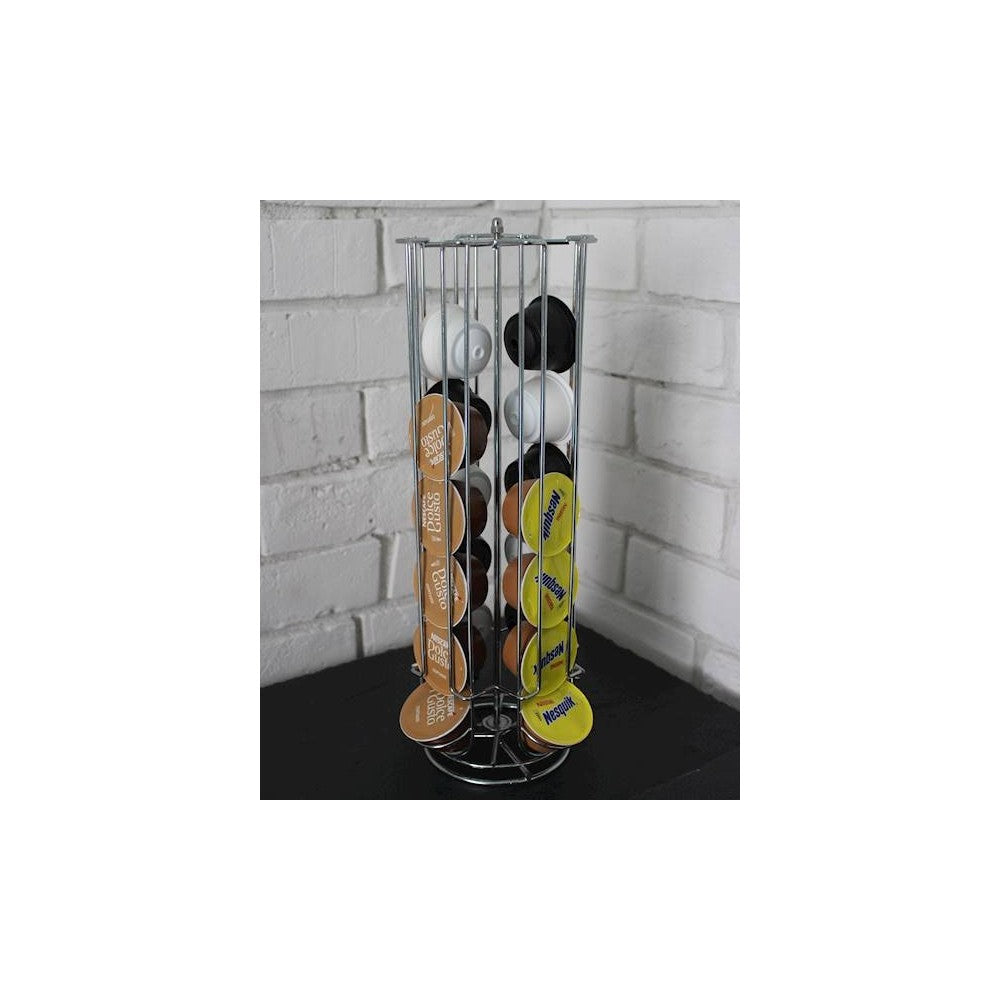 Suport 28 capsule Nestle Dolce Gusto Chrome 36.5x11.5 cm