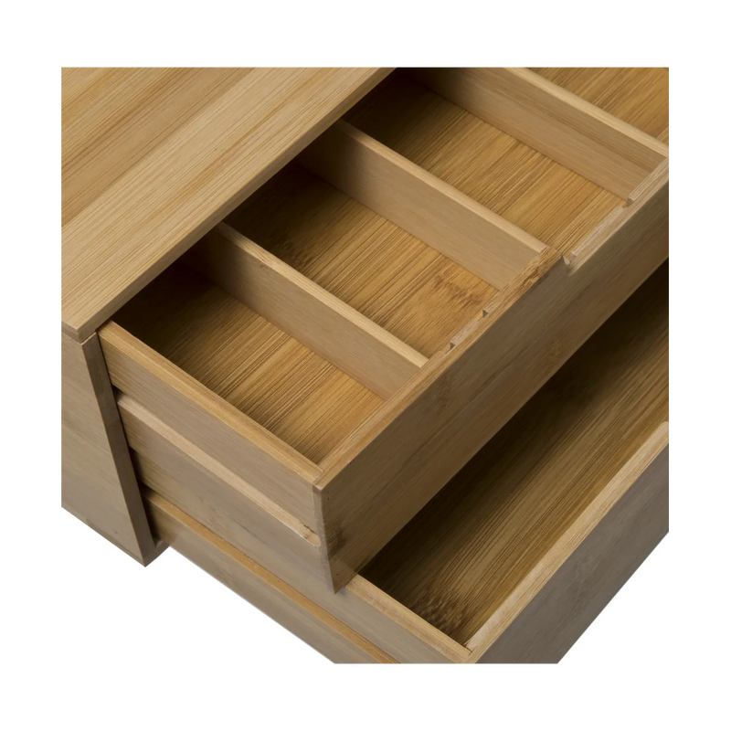 Suport capsule cafea bambus MAXI 2, 2 nivele, 34 x 31 x H 14.5 cm