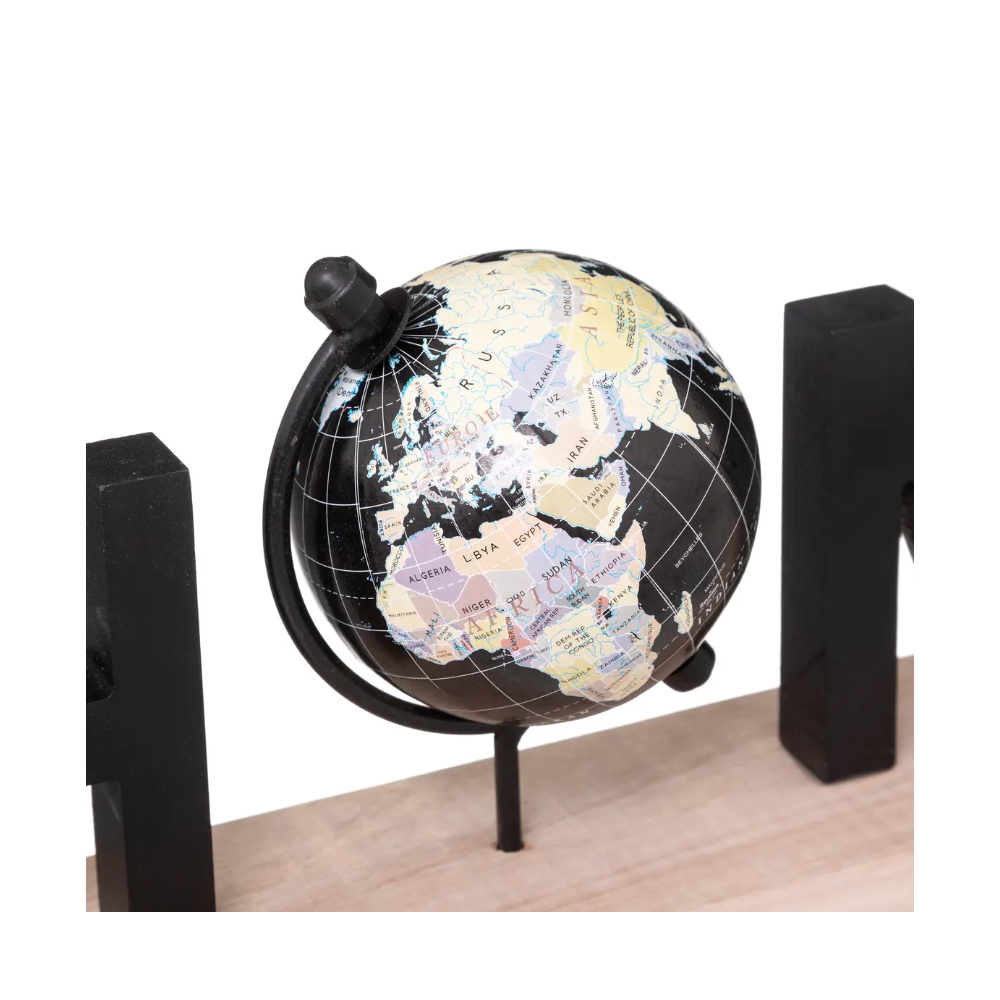 Suport decorativ Marius, lemn, 36 x 8.5 x H 13.5 cm
