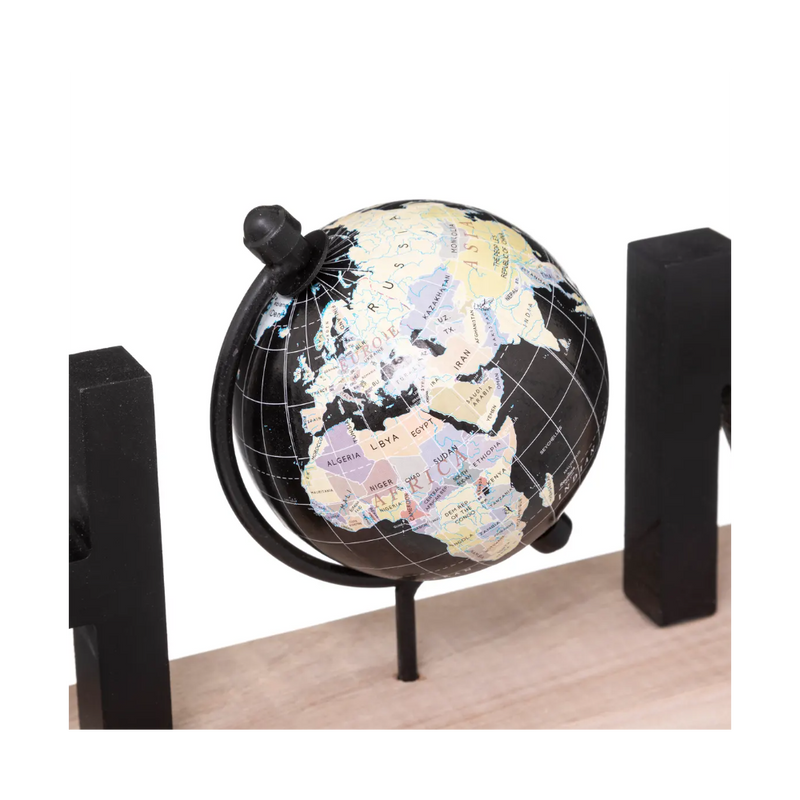 Suport decorativ Marius, lemn, 36 x 8.5 x H 13.5 cm