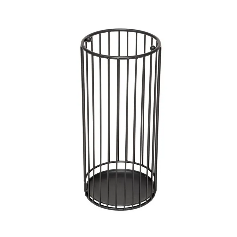 Suport umbrela Metty, metal, negru, 21 x H 47 cm