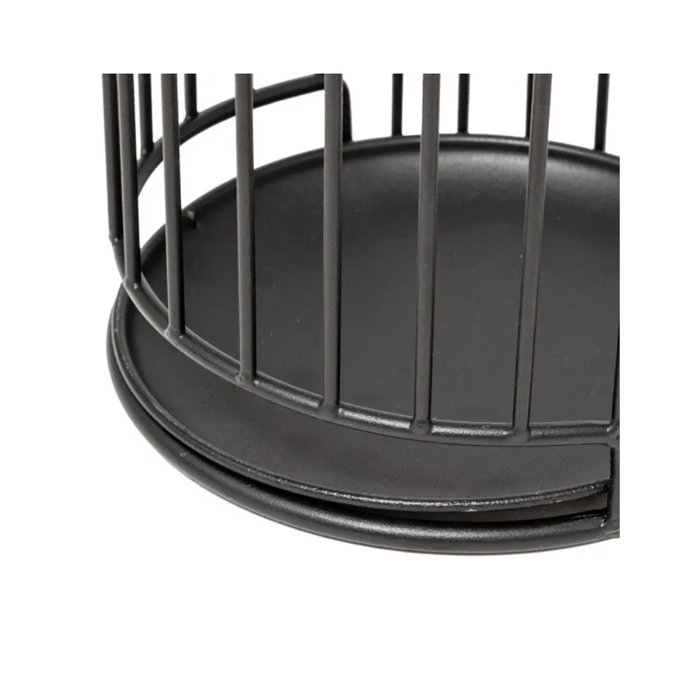 Suport umbrela Metty, metal, negru, 21 x H 47 cm