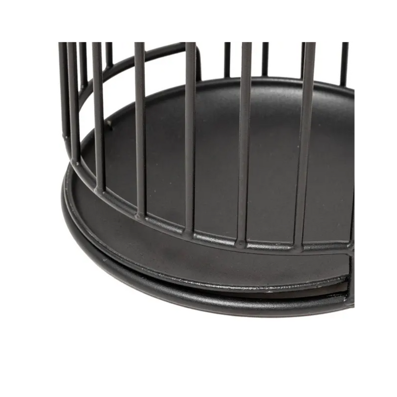 Suport umbrela Metty, metal, negru, 21 x H 47 cm