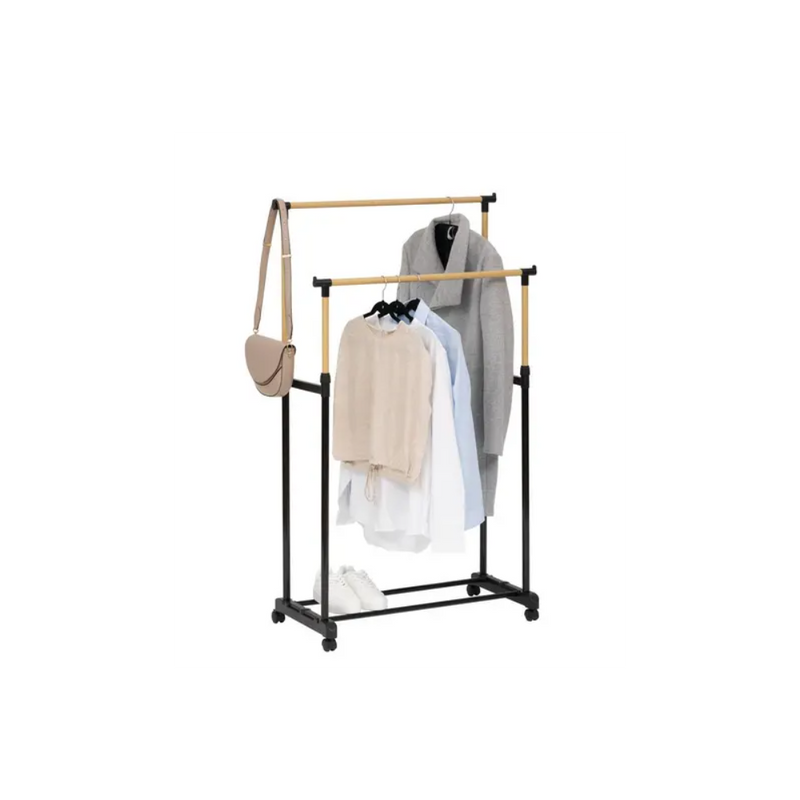Suport haine playwood, metal, reglabil, 86 x 42 x H 168 cm
