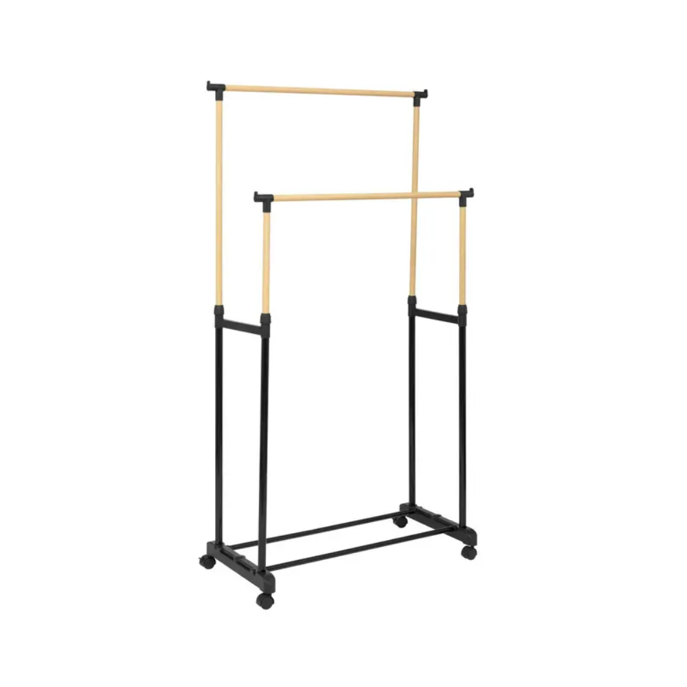 Suport haine playwood, metal, reglabil, 86 x 42 x H 168 cm