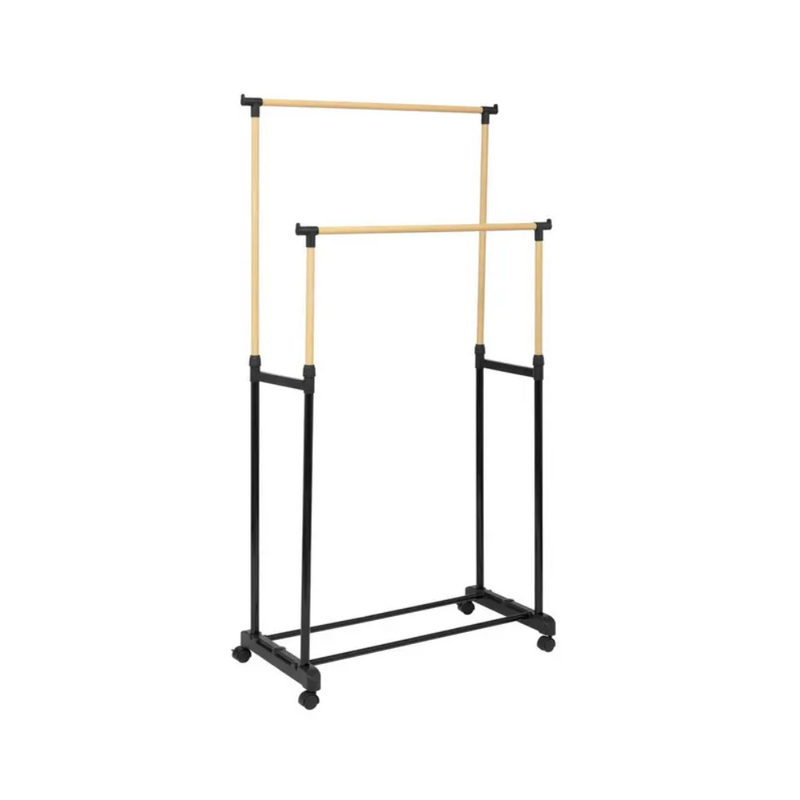 Suport haine playwood, metal, reglabil, 86 x 42 x H 168 cm