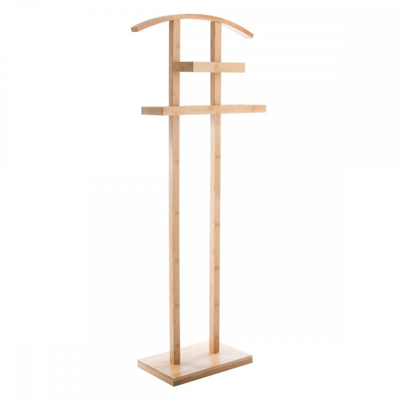 Suport haine Valet, bambus, 44.5 x 22 x H 113 cm