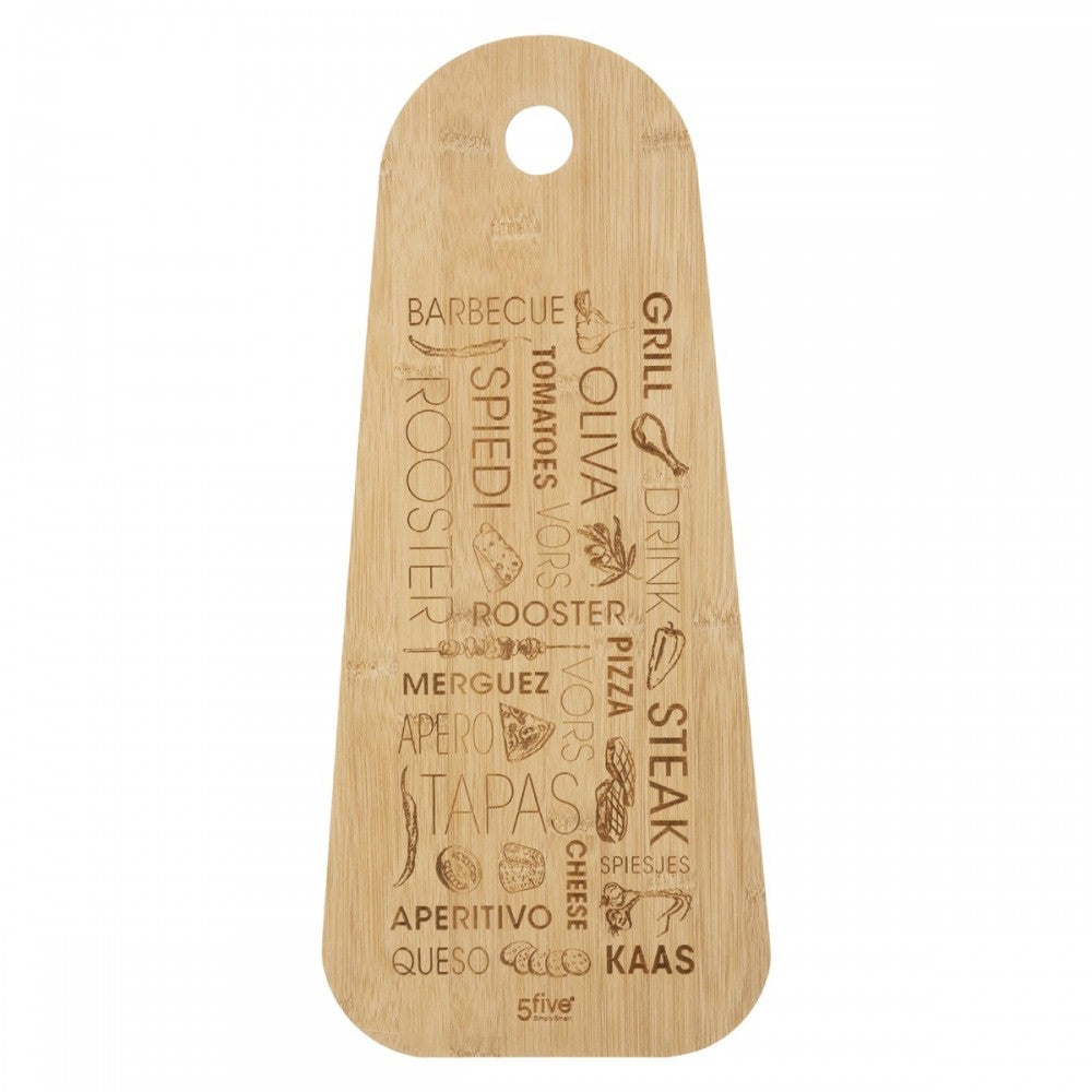 Platou servire Tapas, bambus, 45 x 19 cm