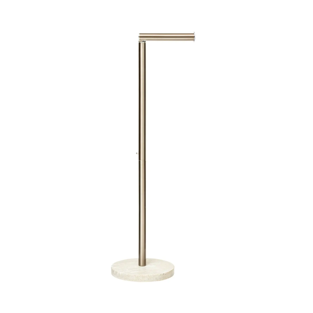 Suport hartie igienica Comes White, inox, 15 x H 59.5 cm