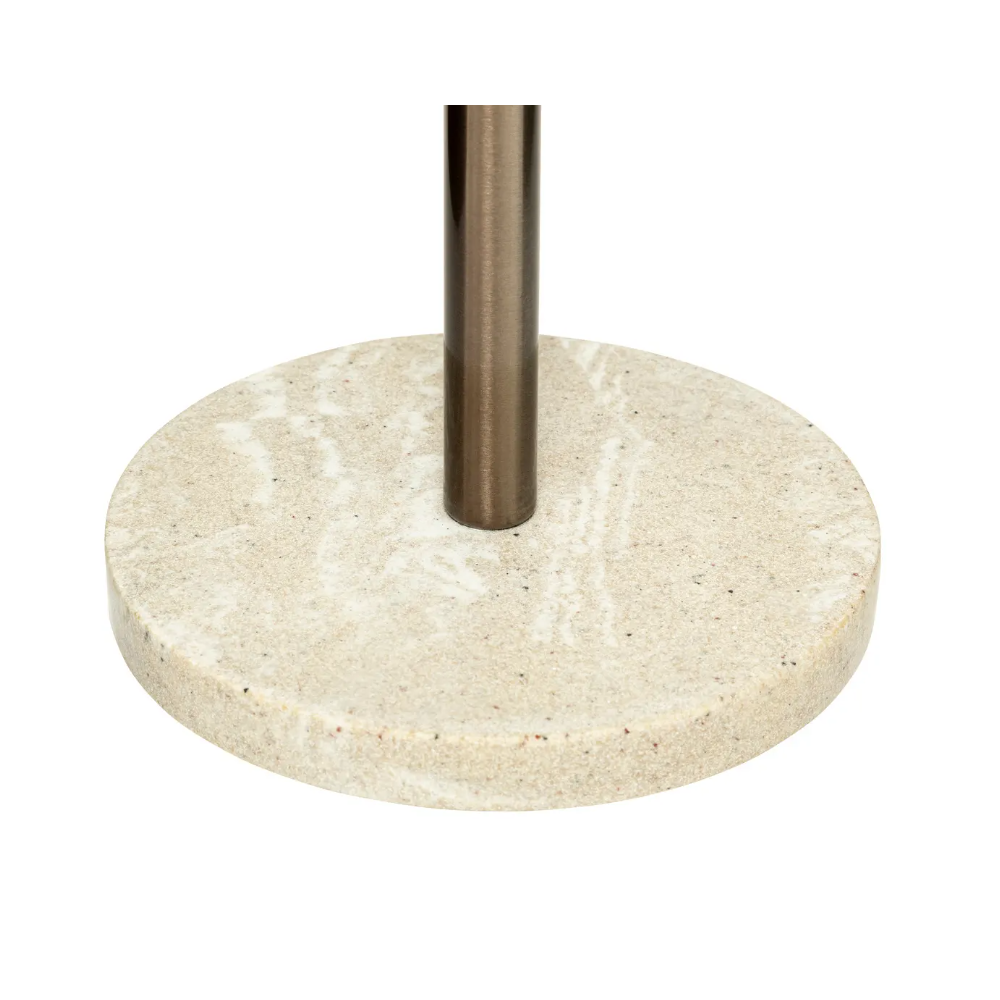 Suport hartie igienica Comes White, inox, 15 x H 59.5 cm